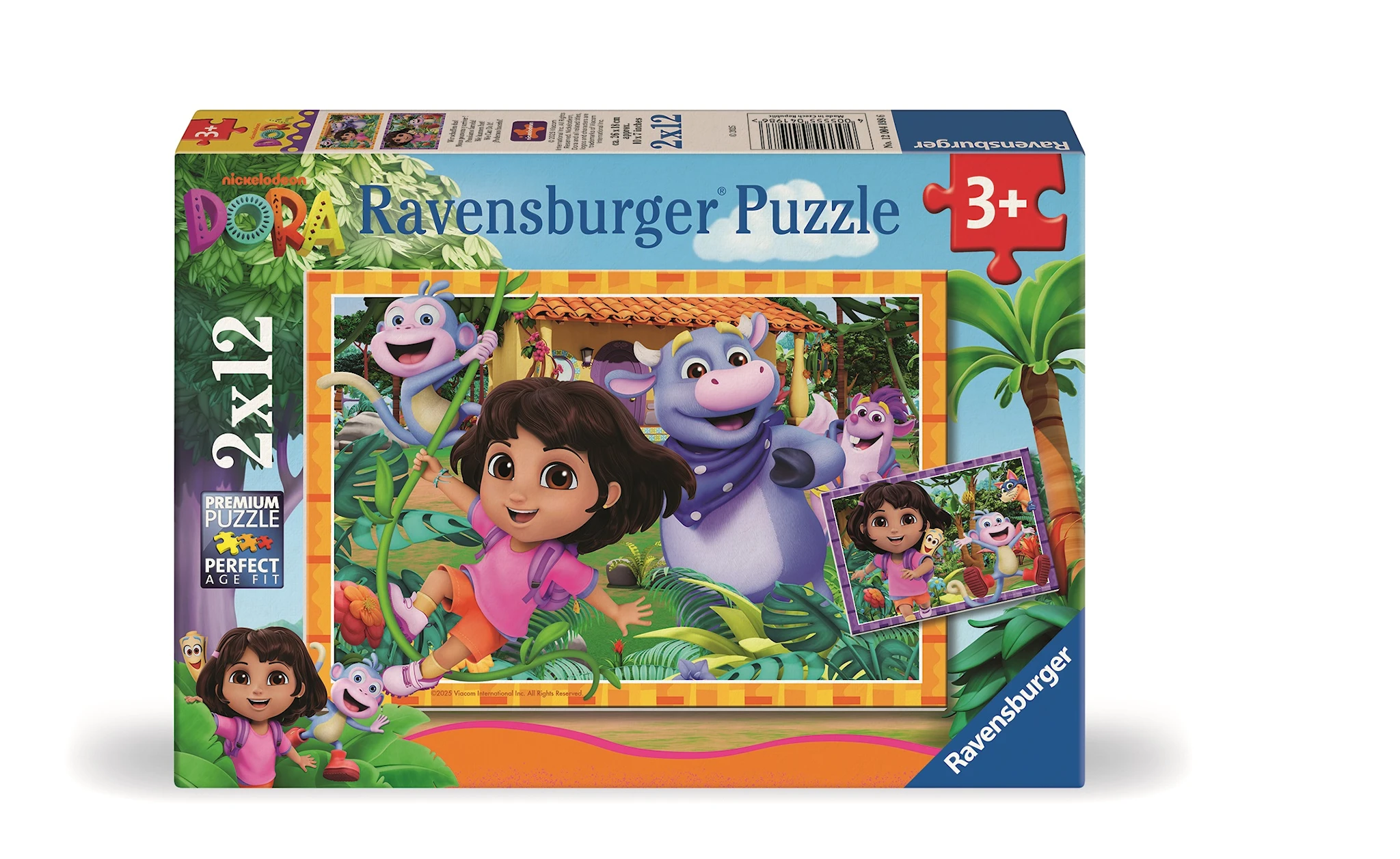 Produktbilde for Dora Utforskeren 2x12p Ravensburger