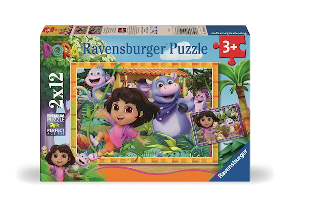 Produktbilde 1 for Dora Utforskeren 2x12p Ravensburger