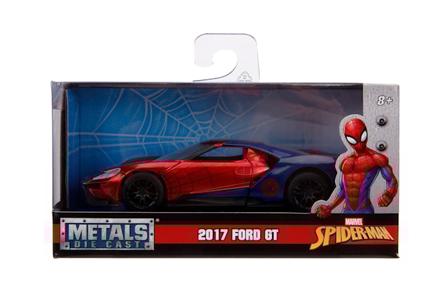 Tuotekuva 2 - Marvel Spiderman 2017 Ford GT Jada 1:32 12,5 cm