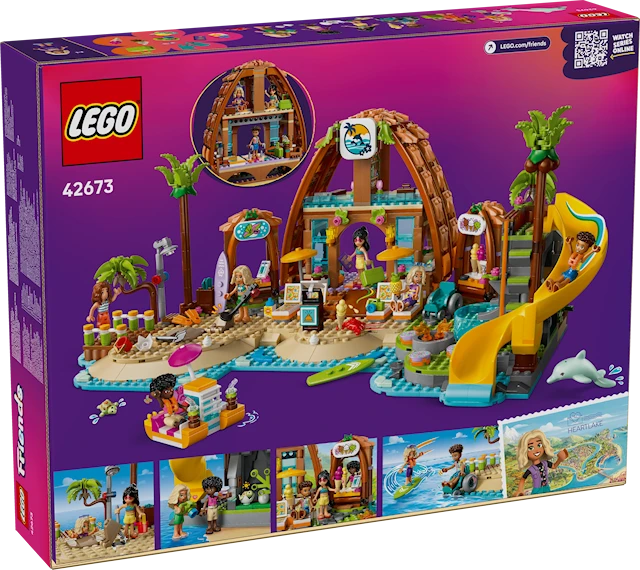 Tuotekuva 4 - Koko perheen lomakohde meren rannalla LEGO® Friends (42673)