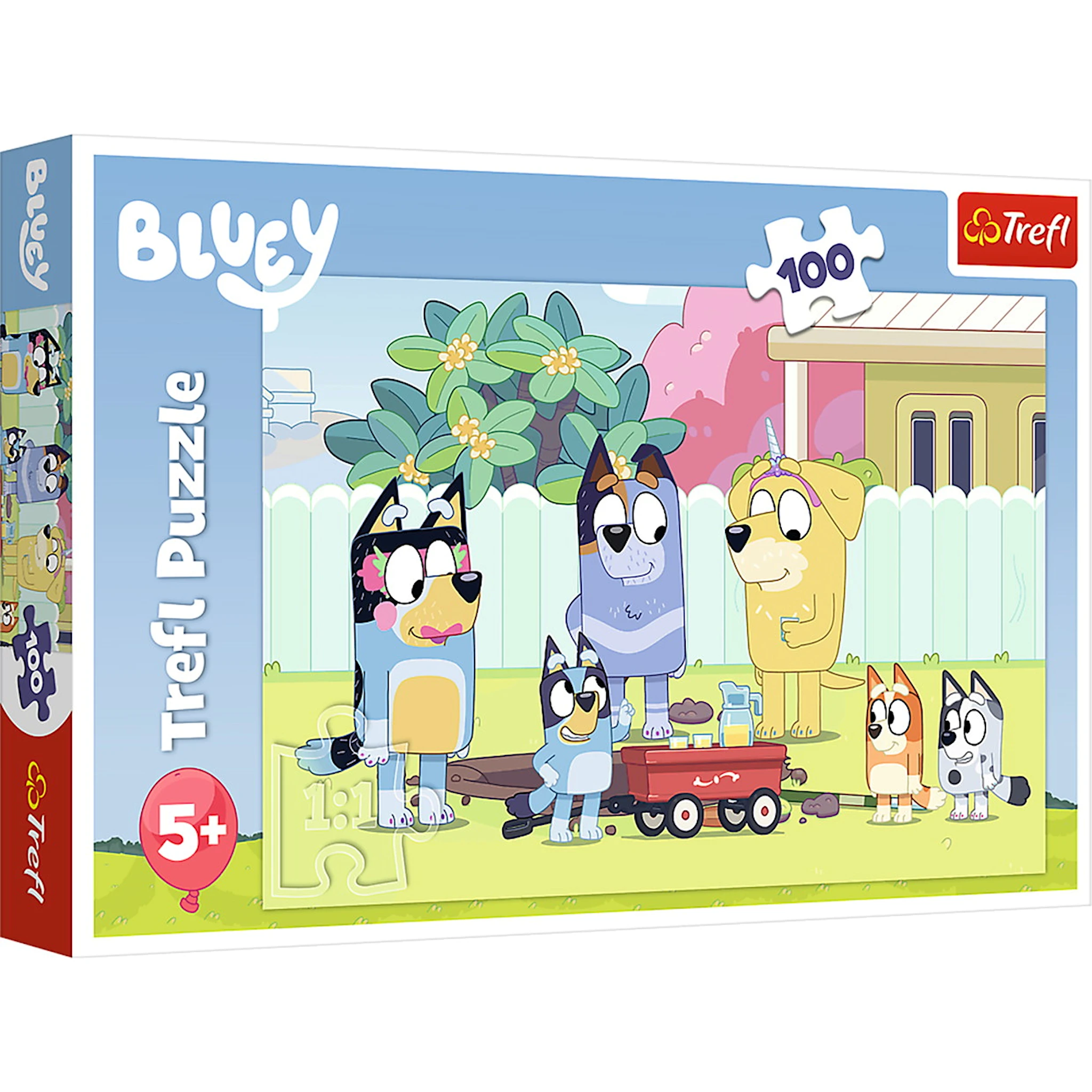Produktbild för Pussel Bluey´s Happy World 100 bitar, Trefl