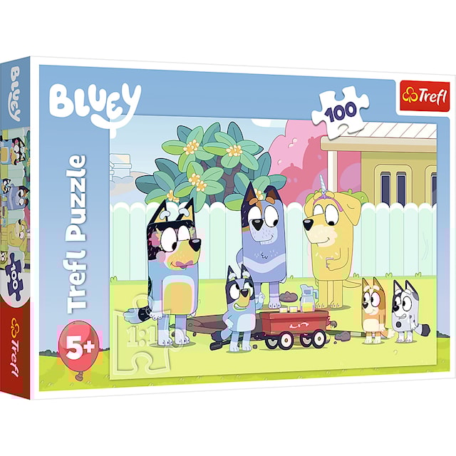 Pussel Bluey´s Happy World 100 bitar, Trefl