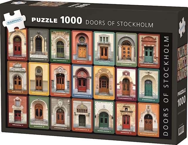 Produktbilde 1 for Doors Of Stockholm Pussel 1000 bitar Kärnan