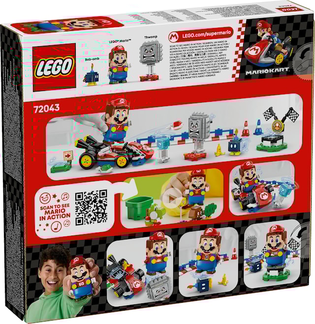 Produktbild 4 för Mario Kart™ – Interaktiv LEGO® Mario™ & Standard Kart LEGO® Super Mario (72043)