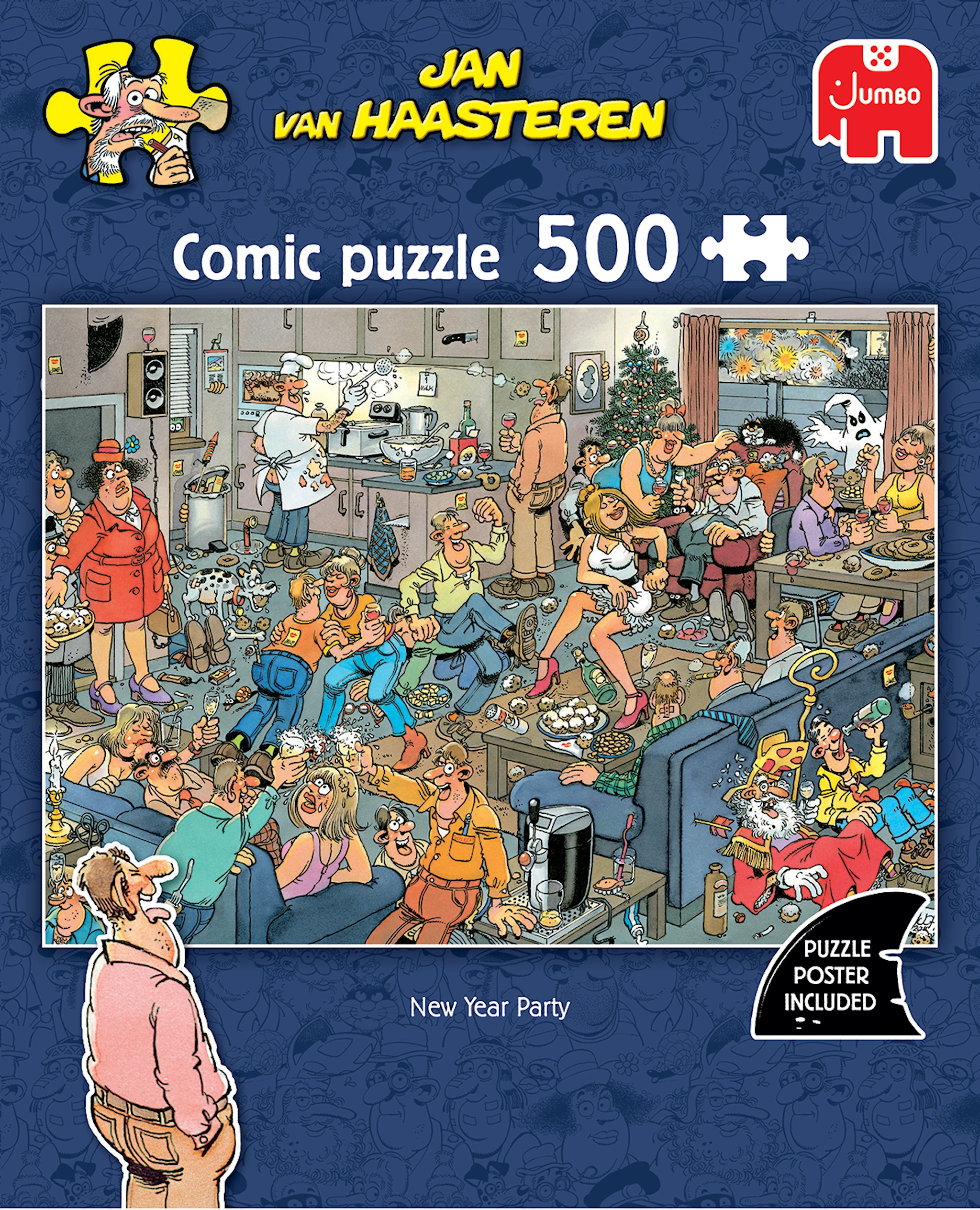 Tuotekuva ille Jan van Haasteren Palapeli New Year Party 500 palaa