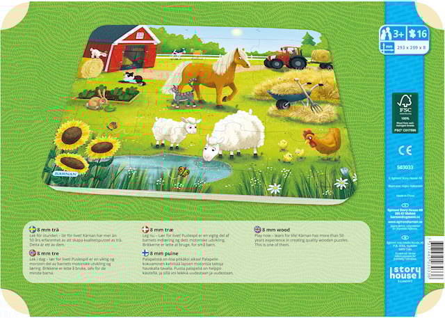 Produktbild 3 för Rampussel På Bondgården 16 bitar, Kärnan