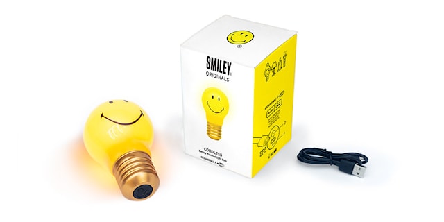 Produktbild 2 för Sladdlös glödlampa Smiley Recent Toys