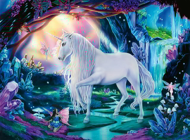 Produktbilde 2 for Puslespill Unicorn 300 XXL brikker, Ravensburger