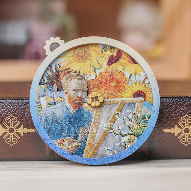Tuotekuva 1 - Book Nook: Mini DIY VanGogh-magneetti, Caratem