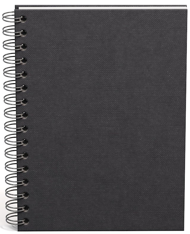 Produktbilde 1 for Notatbok A5 Linjert Black 90 Sider Bigso Box of Sweden