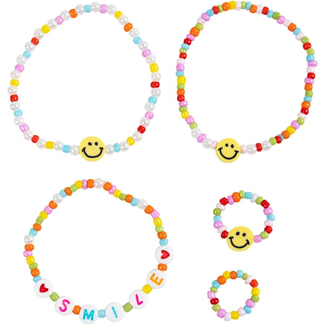 Produktbild 5 för Mini Kit Smycken Smiley Armband och Ring Creativ Company