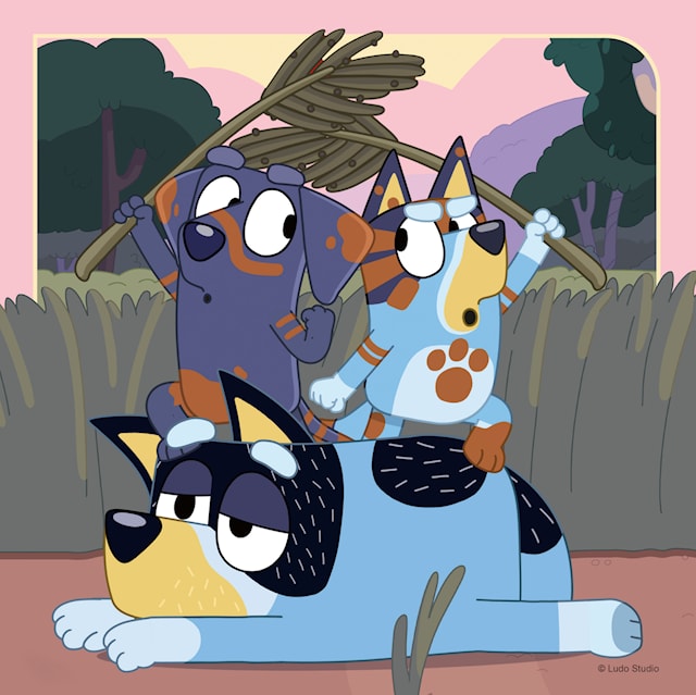 Tuotekuva 4 - Bluey Palapeli 3x49 palaa Ravensburger