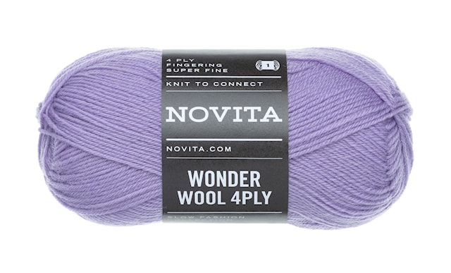 Produktbilde 1 for Wonder Wool 4PLY 50g Blåbærmelk 730 Novita