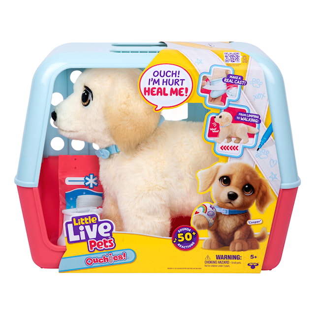 Tuotekuva 1 - Ouchies Cooper Golden Retriever Interactive Puppy Little Live Pets