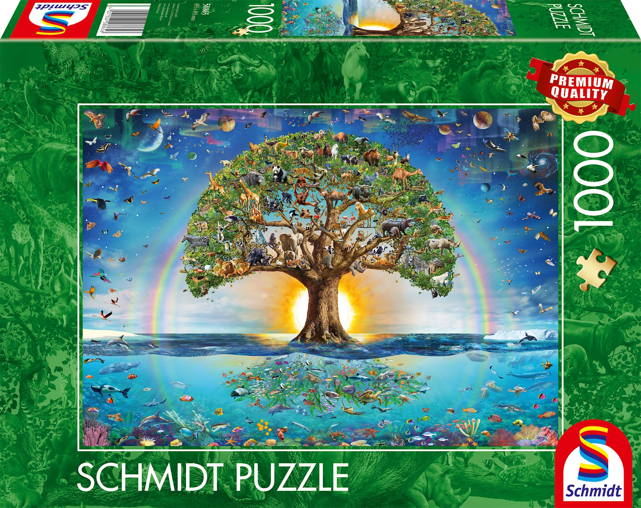 Produktbilde for Puslespill The magical tree of life 1000 brikker Schmidt