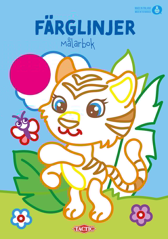 Väriviivat värityskirja Tactic