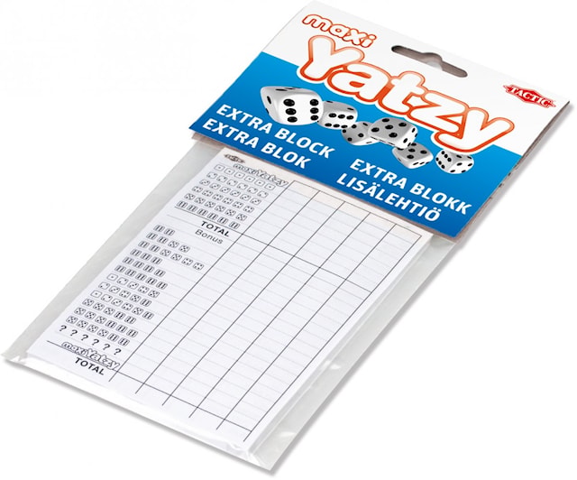 Maxi Yatzy Extrablock