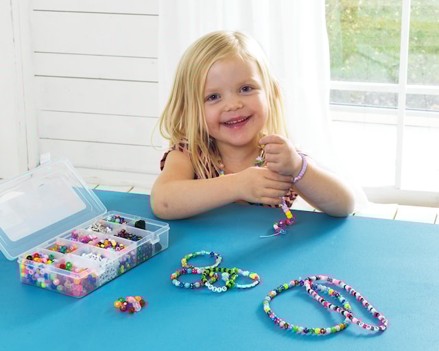 Produktbilde 4 for Perler i oppbevaringsboks 1900 stk. Playbox