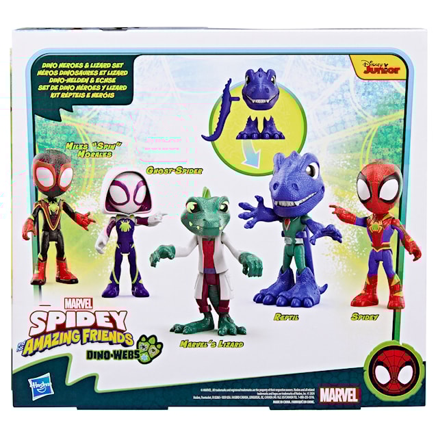 Produktbilde 4 for Dino Webs Heroes & Lizard Figurset Spidey and his Amazing Friends