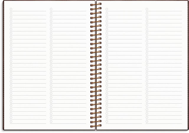 Produktbilde 4 for Kalender 2026 A6 Senator Twist Brun Burde