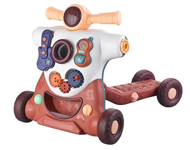 Produktbild 3 för Lära Gå Vagn ActiSteps 4-in-1 Rosa BabyDan