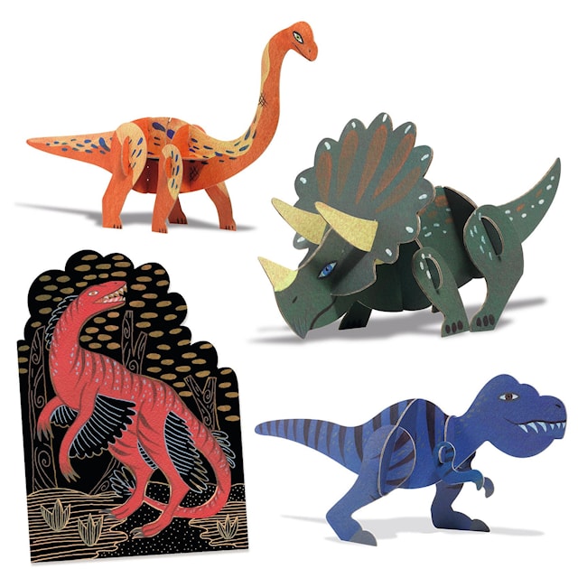 Produktbilde 2 for Stort kreativt hobbysett Dinosaurenes verden Djeco