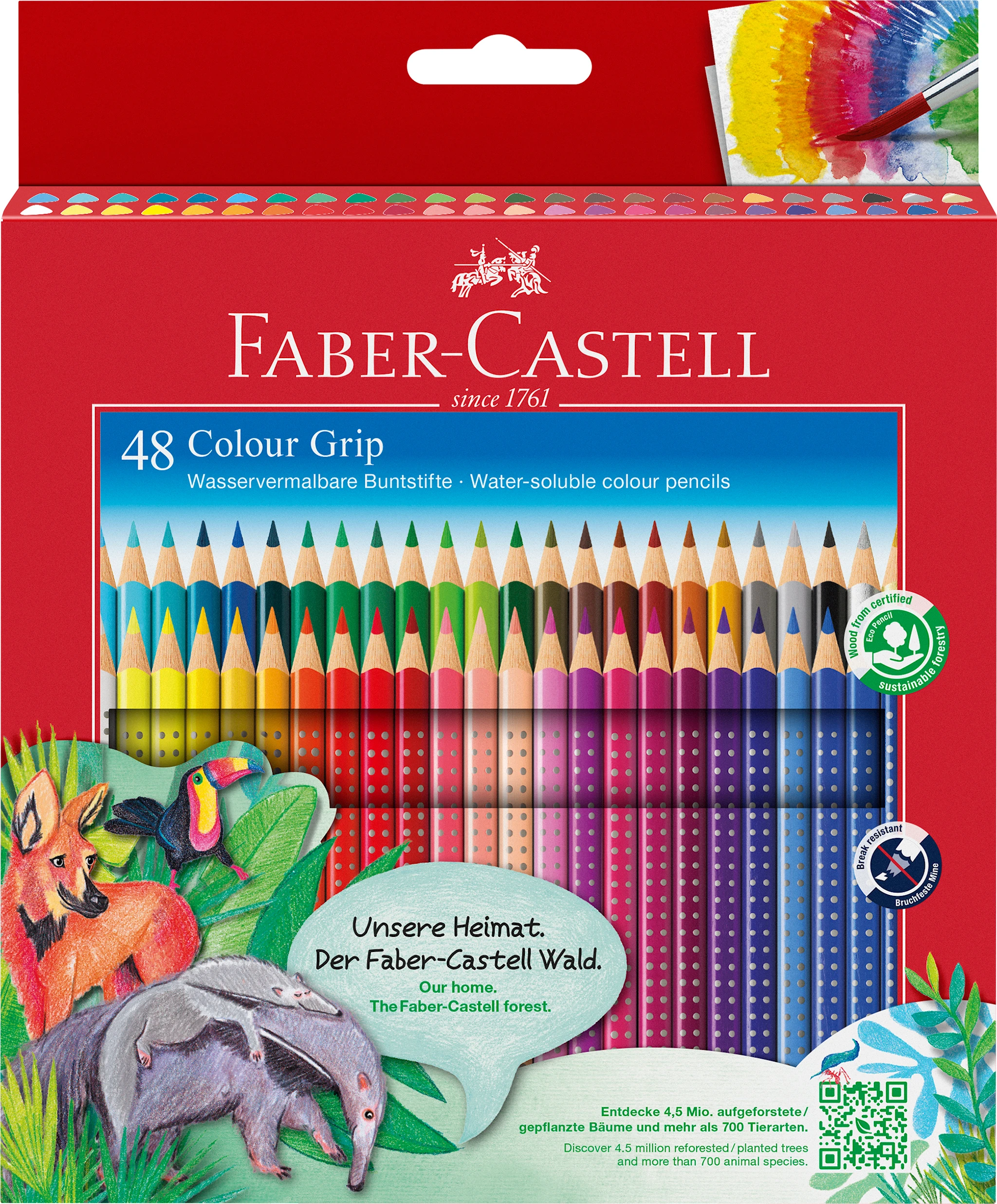 Tuotekuva ille Grip Color Värikynät 48 kpl Faber-Castell