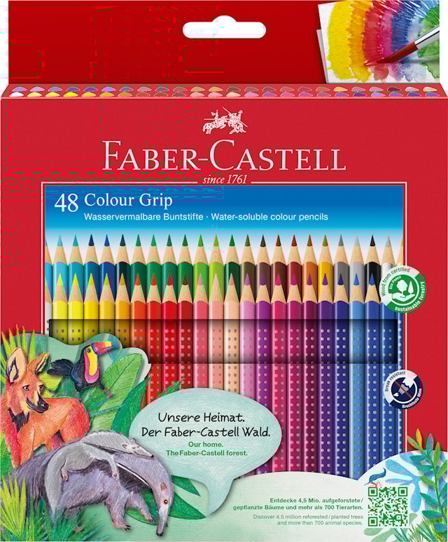 Tuotekuva 1 - Grip Color Värikynät 48 kpl Faber-Castell