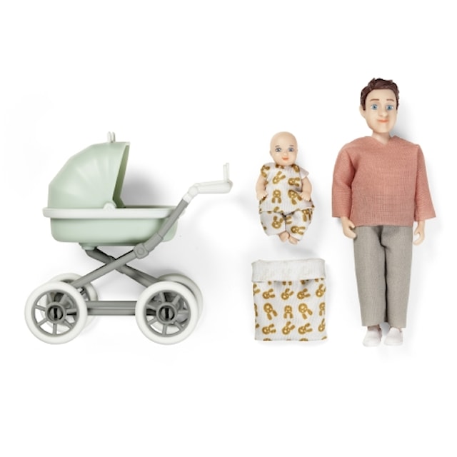 Produktbilde 6 for Dukke Med Baby Og Vogn, Lundby
