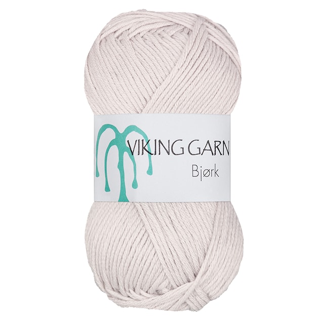 Bjørk Garn Bomullsmix 50 g Sand 506 Viking Garn