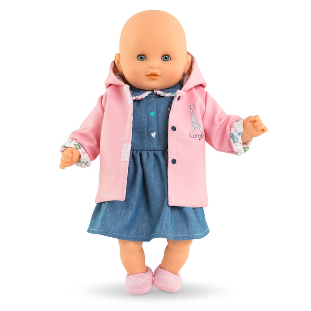 Tuotekuva 4 - Corolle Nukenvaatteet Käännettävä Sadeviitta, 30 cm