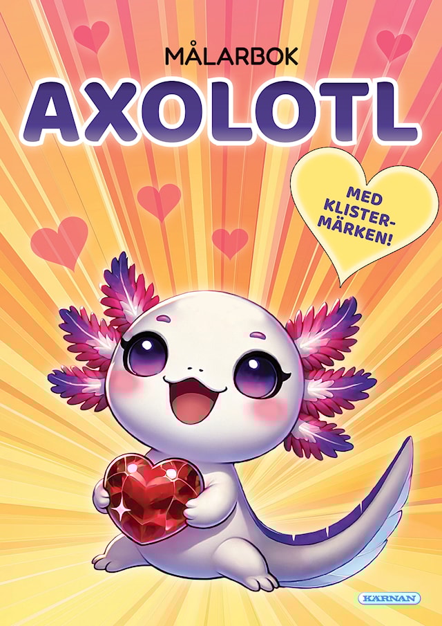 Produktbilde 1 for Malebok Axolotl Egmont Kärnan.