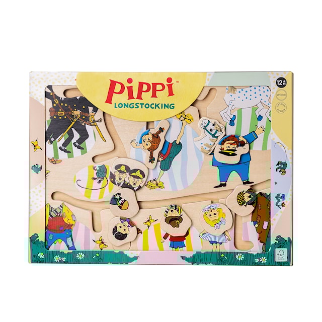 Produktbild 1 för Pippi Labyrint Pussel, Micki