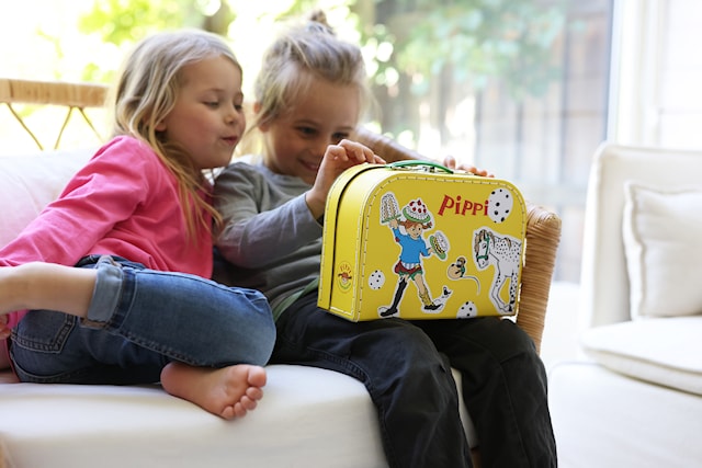 Produktbild 2 för Pippi Resväska 25 cm Gul Micki