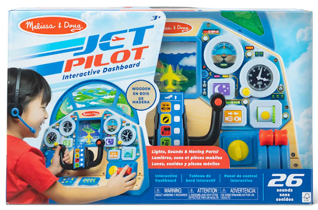 Produktbilde 1 for Jet Pilot interaktivt dashbord Melissa & Doug