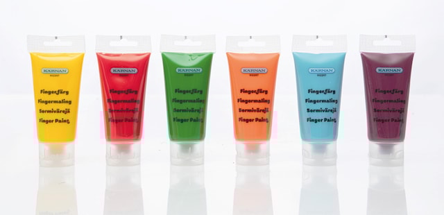 Produktbild 2 för Fingerfärg på tub 6-pack