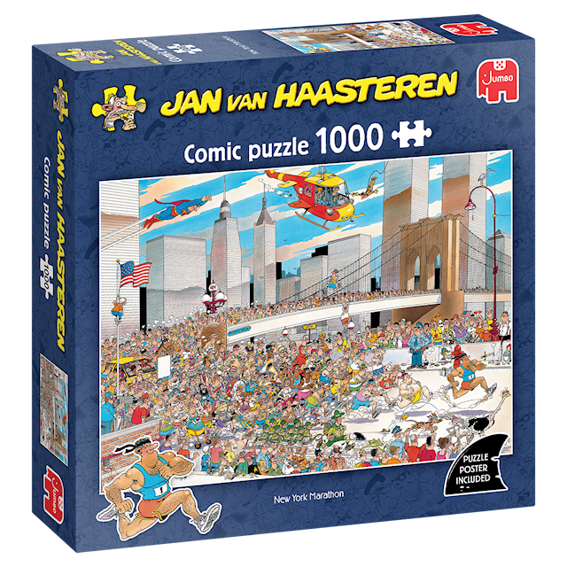 Tuotekuva 3 - Jan van Haasteren New York Marathon Puzzle 1000 palaa