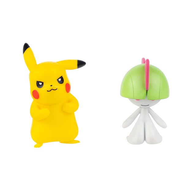 Tuotekuva 1 - Battle Figur, 2 kpl Ralts/Pikachu Pokémoneja