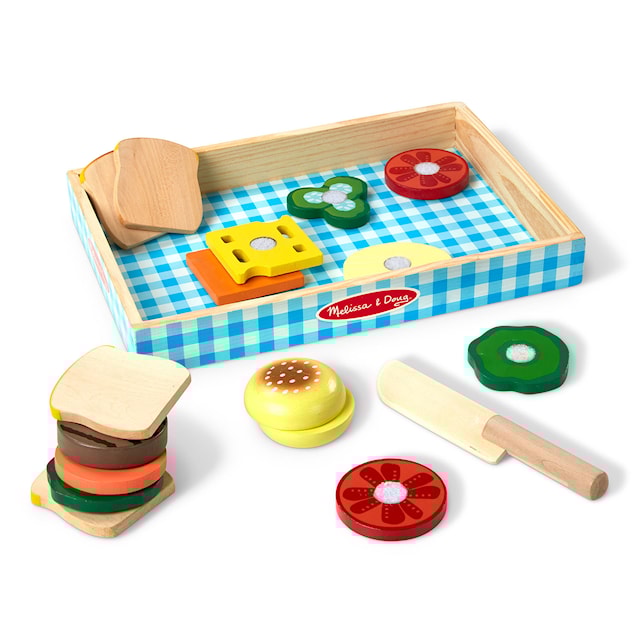 Tuotekuva 1 - Puinen voileipäsetti Melissa & Doug