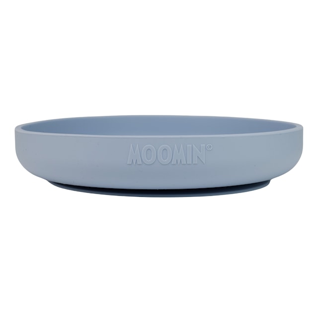 Produktbilde 2 for Mummi Silikontallerken med Sugekopp Sky Blue Rätt Start