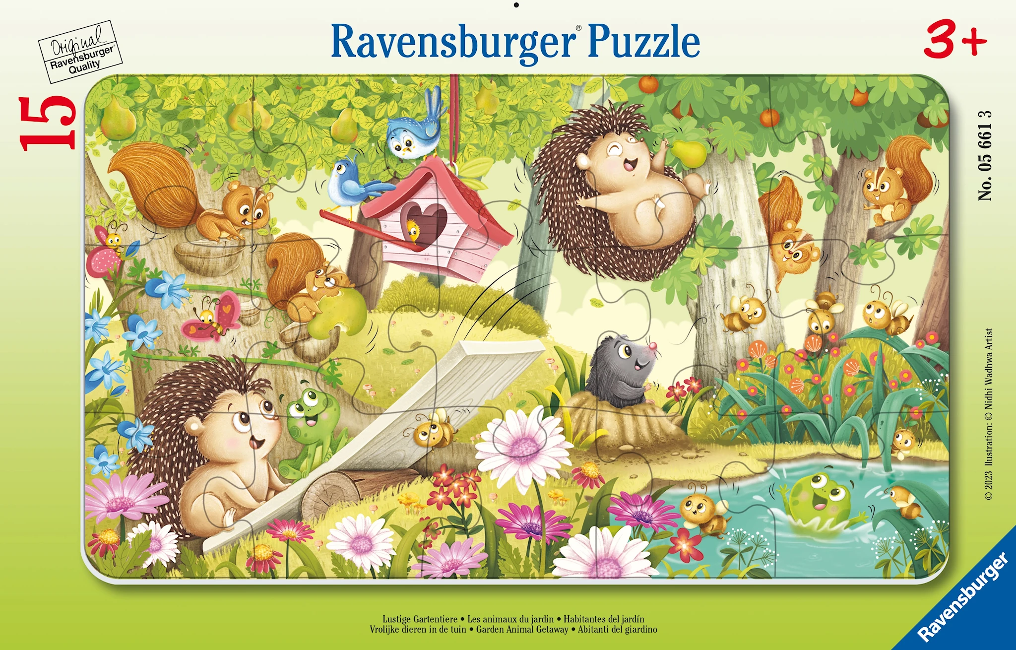Tuotekuva ille Garden Palapelit 15 palaa, Ravensburger
