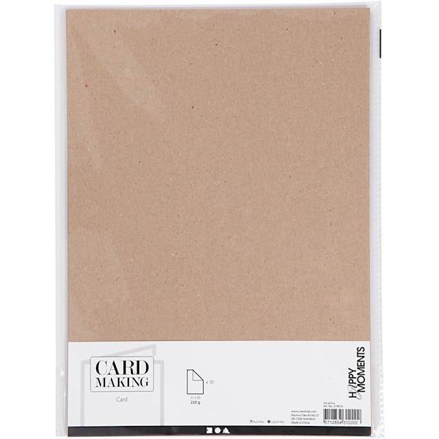 Produktbild 3 för Kartong A4 Natur 220g 10-p Creativ Company