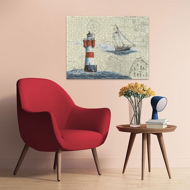 Produktbilde 4 for Puslespill Romantic Lighthouse 2000 brikker, Ravensburger