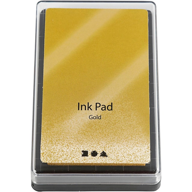 Produktbild 2 för Stämpeldyna Guld 9x6 cm 1-pack