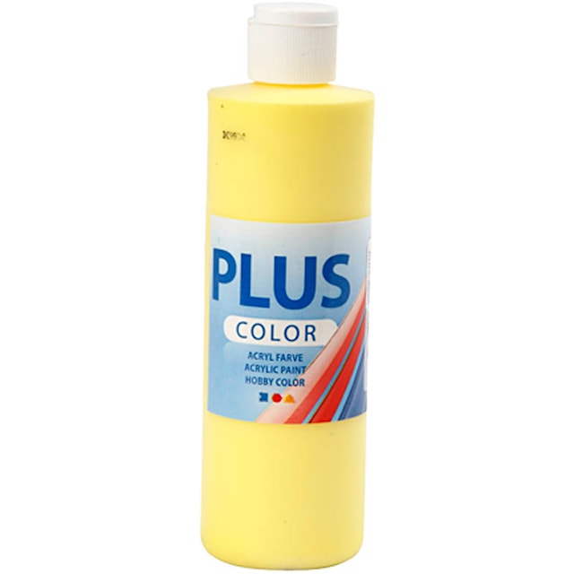 Produktbild 1 för Hobbyfärg 250 ml Primary Yellow