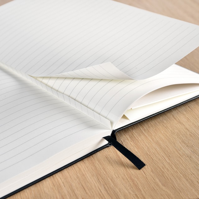 Produktbild 3 för Anteckningsbok A5 Classic Professional  A5 Linjerad Svart BNT Office