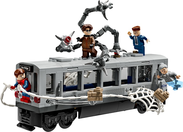 Produktbild 2 för Spider-Man mot Doc Ock: tunnelbanescenen LEGO® Super Heroes (76321)