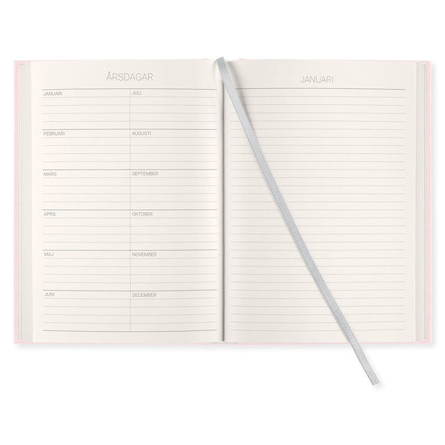 Produktbild 4 för 1-Års Dagbok A5 Dusty Rose Paperstyle