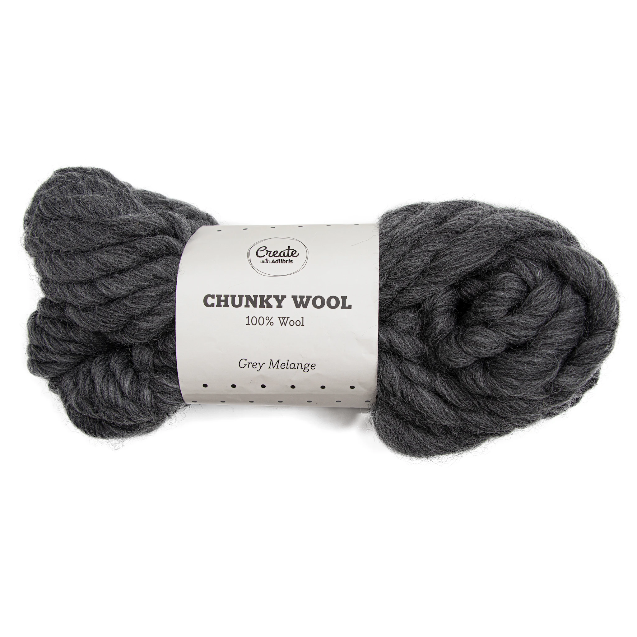 Produktbilde for Chunky Wool Garn 200 g Adlibris