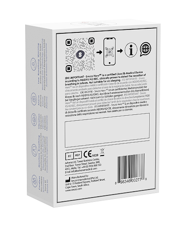 Produktbilde 3 for Bevegelsesalarm Snuza Hero MD